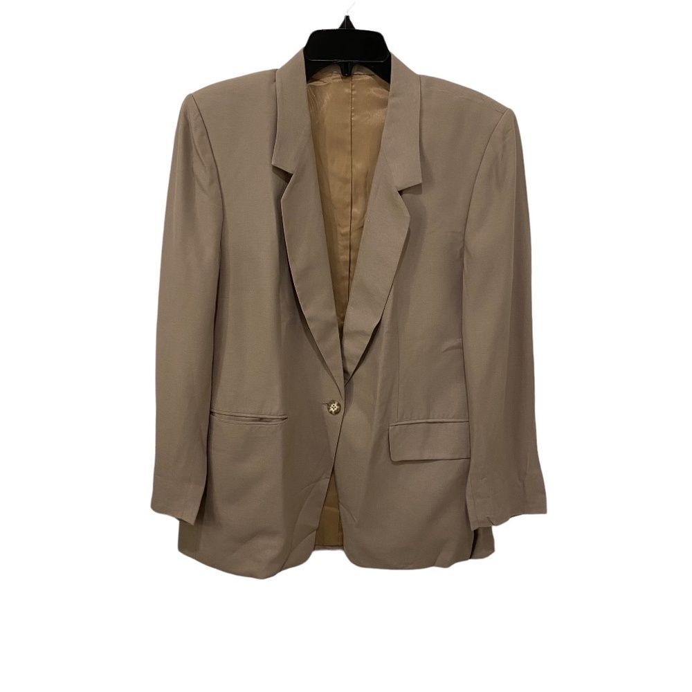 Bespoke Norwich Brown Single Button Tailored Blazer Lined Jacket Size Medium